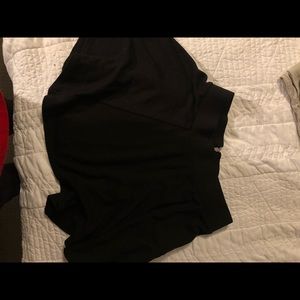 Black H&M skater skirt